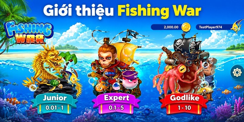 Giới thiệu Fishing War – Siêu phẩm Bắn Cá tại CMD368 Giới thiệu Fishing War - Siêu phẩm Bắn Cá tại CMD368