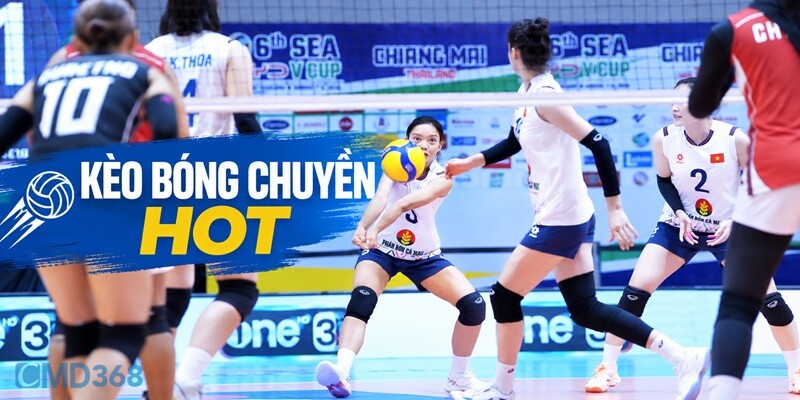Hệ thống kèo cược Bóng Chuyền trực tiếp tại CMD368