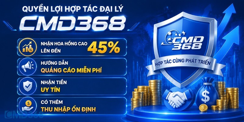 Quyền lợi khi trở thành CMD368 Affiliate